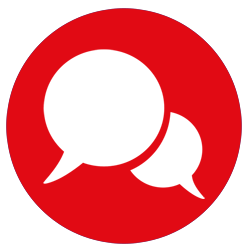 chat icon for social media management services